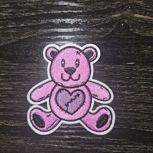 50% Off 2 Items!🌺 Lot B/A Pink Teddy Bear Patch #2